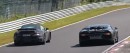 2020 Porsche 911 Turbo Cabriolet Chases Bugatti Chiron Prototype