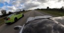 2020 Ford Mustang Shelby GT500 takes on a C7 Corvette Z06 with a cold air intake mod