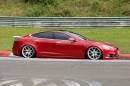 Seven-Seater 2020 Tesla Model S Spied At the Nurburgring Dropping Hot Laps
