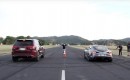 2020 Toyota Supra Drag Races Jeep Trackhawk, Schooling Follows
