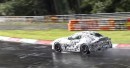 2020 Toyota Supra Drifting on Wet Nurburgring
