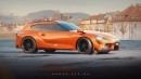 2020 Toyota Supra Wagon rendering by Sugar Chow