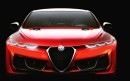 2021 Alfa Romeo Giulia Quadrifoglio rendering
