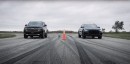 2021 Audi RS Q8 vs. 2021 Chevrolet Tahoe drag race
