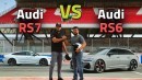 2021 Audi RS6 Wagon Drag Races RS7, Obliteration Is Total