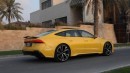 2021 Audi RS7 in Vegas Yellow Shows Stunning Spec in Qatar