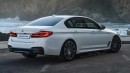 2021 BMW 5 Series Imagined Again, This Time With Slightly Smaller Grille