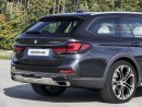 BMW 5 Series Touring rendered with off-road credentials