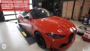2021 BMW M3 Competition Gets First Detailing, Large Grille Gets Cleaned