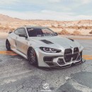 2021 BMW M4 Coupe "Crazy Carbon" Is a JDM-Style Widebody Render