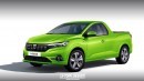 2021 Dacia Logan Pick-Up rendering