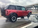 2021 Ford Bronco "fastback" soft top spotted on 2-Door