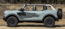 2021 Ford Bronco with Rider Graphix aftermarket decals