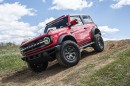 2021 Ford Bronco with Zone Off-Road 1.0-inch leveling kit