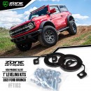 2021 Ford Bronco with Zone Off-Road 1.0-inch leveling kit