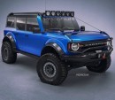 2021 Ford Bronco 4-door rendering by Mo Aoun