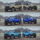 2021 Ford Bronco 4-door rendering by Mo Aoun