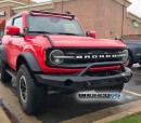 2021 Ford Bronco Race Red Badlands with new Safari Bar at MAP by Bronco Battalion USA on Instagram