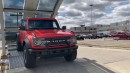 2021 Ford Bronco Race Red Badlands with new Safari Bar at MAP by Bronco Battalion USA on Instagram