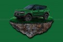 2021 Ford Bronco Sport Coupe SUV rendering by Kleber Silva