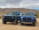 Area 51 2021 Ford Bronco Sasquatch compared to Ranger FX4