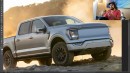 2021 Ford F-150 Gets Electric Truck Redesign from YouTube Artist