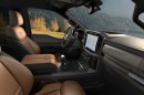 2021 Ford F-150 interior