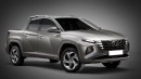 2021 Hyundai Tucson Pickup Truck rendering