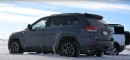 2021 Land Rover Defender 110 Vs 2021 Jeep Grand Cherokee snow battle