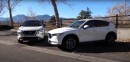 2021 Nissan Rogue vs 2021 Mazda CX-5 AWD slip test