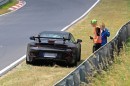 992 Porsche 911 GT3 breaks down on Nurburgring