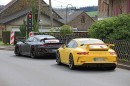 2021 Porsche 911 GT3 Spied Testing With 991.2 GT3, Shows Strong Wing Game