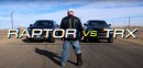 Rebel vs. Silverado vs. Raptor vs. TRX drag race