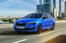 2021 Skoda Rapid Revealed in Russia, Looks Like a Scala Sedan