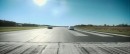 2021 Tesla Model S Plaid races 2021 Lamborghini Aventador SVJ over 1/2 mile on Track Day