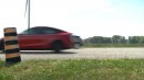2021 Tesla Model Y Drag Races Volvo XC40 Recharge