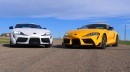 2021 Toyota Supra Drag Race: New 2-Liter Turbo Takes on Revised 6-Cylinder