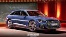 2022 Audi A8 Avant rendering