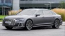 2022 Audi A8 Horch rendering by Kolesa.ru