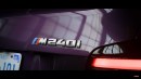 2022 BMW M240i and 2018 BMW M2 sideways comparo review on Throttle House