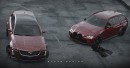 2022 BMW M3 Touring vs. Cadillac CT5 Wagon Rendering Depicts an Old Rivalry