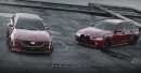 2022 BMW M3 Touring vs. Cadillac CT5 Wagon Rendering Depicts an Old Rivalry