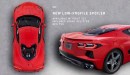 2022 Chevrolet Corvette low-profile spoiler