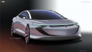 2022 Chevrolet Impala EV Rendering