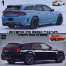 2022 Dodge Magnum Charger render by tuningcar_ps on Instagram