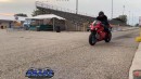 2022 Energica Ego RS drag races E23 BMW 7 Series on Drag Racing and Car Stuff
