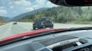 2022 Ford Bronco Raptor / Warthog spotted by 2021 Ram TRX owner carrying motorcycle trailer
