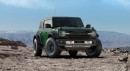 2022 Ford Bronco Raptor 10 color photo shoot via The Bronco Nation