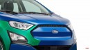 2022 Ford EcoSport EV Lightning rendering by SRK Designs
