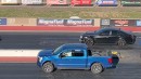 2022 Ford F-150 Lightning Drag Races 700-hp Tuned Cadillac CTS-V